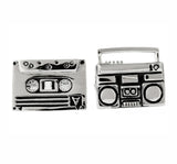 Boombox & Cassette Tape  Cufflinks