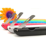 3 in 1 Multi function Ballpoint Pen With Folding Safety Scissors ,Knife & Mini Ruler