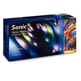 Sonic Nitrile Powder Free - Indigo Blue Examination Gloves- Ultra Thin Formula by Aurelia Sonic (300/pcs)