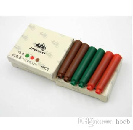 Jinhao Ink - Cartridges 6 Pack Red, Green & Brown