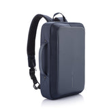 BOBBY BIZZ ANTI-THEFT BACKPACK & BRIEFCASE-BLUE