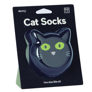 CAT SOCKS -BLACK