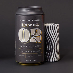 CRAFT BEER SOCKS-IMPERIAL STOUT
