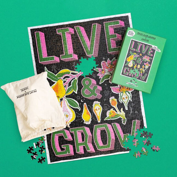PRINT CLUB PUZZLE - LIVE AND GROW