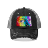 Rainbow Face @theboxeddragon 2022 Unisex Trucker Hat