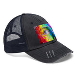 Rainbow Face @theboxeddragon 2022 Unisex Trucker Hat